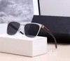 Projektant mody okulary przeciwsłoneczne Klasyczne okulary luksusowe okulary okulary plażowe jazda na rowerze rowerowy golf czarny kwadrat spolaryzowany UV400 Pilot Eyeglasses