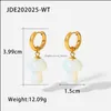 Charm Mushroom Earrings For Women Pendant 18K Gold Stainless Steel Ear Buckle Drop Delivery 2021 Jewelry Mjfashion Dhxkj