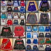 Hommes Mesh Team Throwback Just Don Stitched Face Basketball Shorts poches Mitchell Ness Caroline du Nord 1 23 Wolverines 8 24 Black Mamba Western Eastern Hip Pop