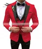 Costumes pour hommes Blazers Costumes blancs pour hommes Slim Fit 3 pièces Veste d'affaires Tuxedos Blazer gentleman pour mariage Groom Prom Evening Party School 220909