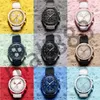 Moda de luxo de 42mm de quartzo de quartzo assistir todos os 11 séries planetárias masculinas Women Wristwatches Caso