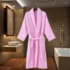 Men's Sleepwear Winter Men Bathrobe Cotton Thick Long Warm Mens Robe Male Bath Towel Fleece Dressing Gown