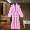 Vêtements de nuit pour hommes hiver hommes peignoir coton épais long chaud hommes Robe mâle serviette de bain polaire Robe de chambre