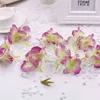 Faux Blumengrün 10 pcsparty Silk Hordrangea Bouquet für Hochzeits Heimparty Wohnzimmer Dekoration handgefertigt DIY Supplies J220906