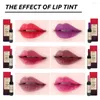 Brillo de labios 6 colores lápiz labial líquido hidratante de larga duración cosméticos coreanos Maquillaje impermeable para mujeres Maquillaje