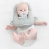 Pillows Infant Baby Girls Self Feeding Nursing Pillow Ushape with Fixed Bottle Bag Double Ears Handle Accessory born Feeding Pillow 220909