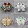 Nail Art Kits Nail Art Kits Crystal Cups Glass Lotus Dish Rainbow Bowl Dappen Flower Shape Drop Delivery 2021 Health Beau Homeindustry Dhjrf