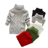 Pulover Autumn Winter Sweater Top Baby Kilding Clothing Boys Girls Knusted Pullover Studle Sweater Kids Spring Wear 2 3 4 6 8 Ends