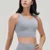 Soutien-gorge de yoga profond V beau dos tenues de yoga fitness gilet à col roulé pour les femmes réunies avec coussin de poitrine dame haut de sport VELAFEEL