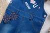 Компания Ienens Baby Denim в комбинезон малыш для девочек-плей-костюма одежда детские джинсы мальчики брюки младенцы-дуга