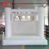 Outdoor Games Activities 13ft Commercial White bounce house Inflatable Wedding Bouncy Castle Jumping Adults Kids Bouncer Castle for Party
