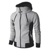 Heren Hoodies Sweatshirts Zipper Men Jackets Herfst Winter Casual Fleece Coats Bomber Jacket sjaal kraag mode mode man mannelijke buitenverslijpen slanke fit hoody 220909