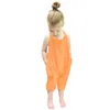 Salopette Enfants Filles Poche Combinaisons D'été Bébé Fille Salopette Solide Combinaison Combinaisons Doux Filles Mode Sunsuits Outfit Vêtements 220909