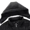 Herren Daunenparkas Winter Warme Herren Daunenjacke Mantel Lässiger Parka mit dicker Kapuze Solide weiße Entendaunenjacken Herrenhut Abnehmbare Puffermäntel 220909