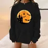 Women's Hoodies Boys Sweatshirt Maat 14 16 Dames zonder damesloos Fit volledige ritssluiting Crewneck losse capuchon Casual Long Dark Gray Sweater Vrouwen