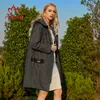 Women Down Down Parkas Astrid Spring Mulheres Parkas Oversize Longo Longo Louco para baixo Casacos Capuzes Jaqueta feminina Moda de moda Quilted AM-7561 220909