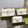 디자이너 가방 핸드백 클래식 3 크기 크로스 바디 진짜 진짜 토트 백 가죽 일련 번호 고품질 여성 패션 Marmont GGS