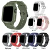 Integrated Case And Strap For Apple Watch Series 8 7 6 5 4 3 SE Shockproof Armor Wristband iWatch Band 49mm 41mm 45mm 44mm 42mm 38mm 40mm Watchband Smart Accessories