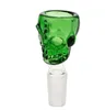 Skull Glass smoking Bowl Ash Catcher Replace Slider 14mm Male joint