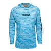 Camicie da esterno Gancio Attrezzatura da pesca Camicia estiva Sport all'aria aperta Manica lunga Protezione UV Cappotto con cappuccio Maglie da pesca ad asciugatura rapida Ropa De Pesca 220909