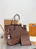 Women's bag designer fashion evening tote bags Large capacity 1V Never series shopping bag