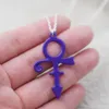 Подвесные ожерелья Sanlan 10pcs PurplePrince Symbol Symbolle Music Jewelry подарок