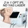 Macchina per la depilazione laser professionale 2023 2In1 Macchina per la rimozione dei tatuaggi laser Picosecond Opt Capelli IPL E Light Ndyag