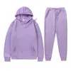 Mens Tracksuits Two Piece Set Womenmen Hoodiespants Autumn Winter Hooded Sweatshirt Sweatpants Loose Set Hoodie Pant Hip Hop Pullover Hoody 220909