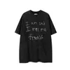 Дизайнер-дизайнерские рубашки Mens Swaters Hip Hop Dept American Street с короткими рукавами для мужчин и женщин DTZA