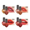 Bloss à lèvres Lamuseland Maquillage 8 Colours Cœur Forme du coeur Longueur Matte imperméable Liquide Red Lipstick Cosmetic Tools Make Up # LK28L