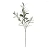 Dekorative Blumen, künstliche Pflanzen, grüne Blätter, Fake DIY, breite Anwendung, schöne Olivenzweige aus Seide