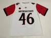 Custom College San Diego State Aztecs Football Jersey Braxton Burmeister William Haskell Cam Davis Jaylon Armstead Chance Bell Kenan Christon Jesse Matthews 4xl