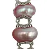 Bracciali a maglie Gioielleria alla moda Bracciale ovale con conchiglia in madreperla rosa 7-9" FG8903