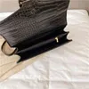 Horshoe métaux Dign Dame sac à rabat mode Crocodile motif en cuir Pu sac à bandoulière sacs à bandoulière pour femmes 2021 marque sacs à main