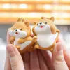 Клавки Lucky Little Shiba Inu Baychain Подвеска милая мультипликационная куколка для школьной школьной кулон.