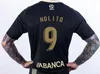 22 23 Celta de Vigo Soccer Jerseys 100 주년 기념일 Iago Aspas Away Black 2022 2023 Camiseta de Futbol Nolito Mallo S. Mina Brais Mendez 축구 셔츠