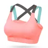 Completo da yoga Arrivo Donna Reggiseno sportivo incrociato sul retro Reggiseni sexy con schienale alto Reggiseni push-up Tranning Corsa Fitness Abbigliamento sportivo Ritaglio