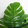 Faux Floral Verdure Décoration De La Maison Grandes Plantes Artificielles Faux Feuilles De Palmier Monstera Vert Feuille En Plastique pour Les Accessoires De Photographie Alimentaire J220906