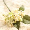 Faux Floral Greenery 5 pcsparty Berry Bes Artificial Flower Silk Flowers for Christmas Home Decoration Wedding Artificial Plant J220906