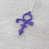 Подвесные ожерелья Sanlan 10pcs PurplePrince Symbol Symbolle Music Jewelry подарок