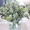 Faux Floral Greenery 5 STKS Green Grass Fiori finti artificiali Plastica Pianta di eucalipto Fiori Home Room Decorazione di nozze J220906