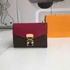 Ladies Luxury Designer Bag Coin Purse Card Holder Ladies Clip Short Fashion Moda Classic Solid Color Floral 220909