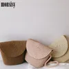 Рюкзаки Mosisy Fashion Srate Bag для девочек женщина маленькая сумочка летняя детская сумка соломенное крест -кузов детская кошелька для монеты для пляжа 220909