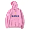 Heren Hoodies Sweatshirts Trendy Men Ricard Hoodie Bluza Damska Streetwear Roze kleding Polerone Winterkleding Women Harajuku pullover tops 220930