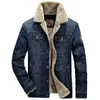 Herrjackor tang 2022 Autumn Winter Men's Jacket and Coats Fashion Mens Jeans märke denim tjock varm utkläder manliga cowboykläder