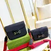 Lady Bags äkta läderdesigners handväskor korsar kropp damer plånbok mode axel kvinnor plånböcker