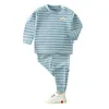 Pyjamas Pyjamas pour enfants printemps automne hiver garçons filles pyjamas coton vêtements de nuit enfants vêtements de nuit pour enfants sous-vêtements thermiques 220909