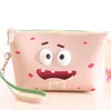 Косметические сумки M441 Bag PU Cartoon Lovely Musterful Eye Eye Modern Girl Heress Pired Оптом