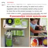 Fruit amp -verktyg Uppgradera multifunktion Gadgets vitlök Press Steel Blade Potato Peeler Morot Grater Accessories1946201