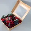 Dekoratif Çiçekler Yapay Düğün Gül Kombo Kutu Seti DIY Buketler Tablo Centerpieces Çiçek Aranjları